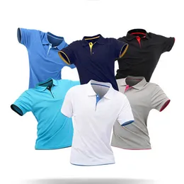 남성용 폴로 셔츠 여름 클래식 순수 코튼 통기성 캐주얼 짧은 소매 탑스 럭셔리 Camisa 폴로 파라 홈 브레 골프 유니폼 3XL 210707