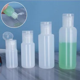 10ml 20ml 30ml 50ml Plastic Squeezable Bottle Cosmetic Sample Container PE Flip Cap Lotion Bottles Packing