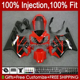 Honda CBR 600F4 600CC 600 F4 FS CC 1999-2000 Bodywork 54NO.34工場RED 100％FIT CBR600F4 1999 2000 CBR600 F4 99 00 OEM Faireings Kit Blk