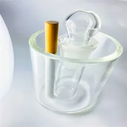 Narghilè in vetro qtip iso barattolo contenitore fumo vaso pulizia stoccaggio olio (GB003)
