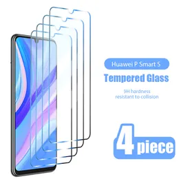 Protetores de tela de celular 4 pcs vidro temperado para Huawei P30 P20 P20 P40 Lite Screen Protector para Huawei Mate 20 30 Lite P50 Pro