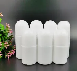 50ML White Empty Roll On Bottles for Deodorant Refillable Containers Large & Travel Size Plastic Roller Bottle or Essential Oils Perfume SN5459