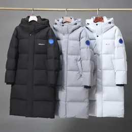 Męskie Down Parkas Designer Mens Long Kurtka marka Windproof Overloat Owezyjna odzież Luksusowa moda mody Casual Street Coats 3 kolory