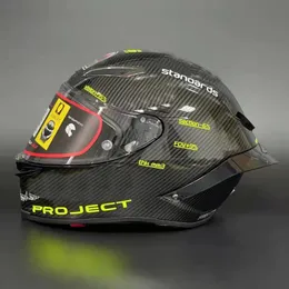 Caschi motociclisti con casco full viso projet motocross corse motobike in sella al motocicleta a quattro stagione