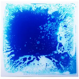 Art3d Liquid Sensory Floor Decorative Tiles, 30x30cm Square, Blue, 1 Tile