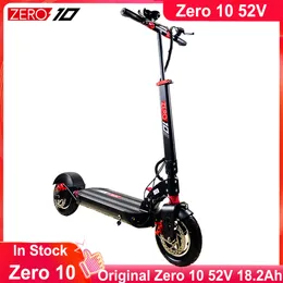 Najnowszy Zero 10 Skuter Elektryczny Składany Dorosły Elektryczny Skuter Lekkość Zamiast Walking Universal Scooter