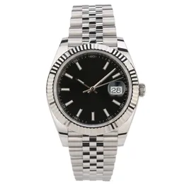 41mm watch 126334 steel belt groove seat index automatic mechanical men ETA 2813 sports factory crystal luminous watch