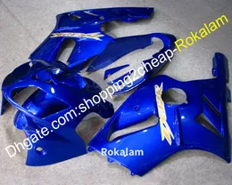 02 03 04 ZX 12R Fairing for Kawasaki ZX-12R 2002 2003 2004 ZX12R أزرق دراجة نارية كاملة (حقن صب)