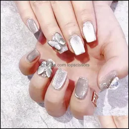 Salon Health BeautyCrystal Cat Eye UV Gel Nail Polski Magia Soak Off Effect LDE Art Lacquer Semi Stały lakier do Manicure1 Drop Deli