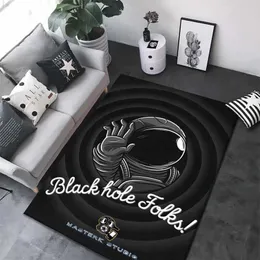 European And American Style Bedroom Bedside Carpet Music Room Cartoon Carpet Modern Style Living Room Dark Fashion Trend Rug 210727