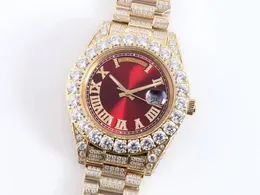 Lyxdesigner Klassisk mode automatisk mekanisk klocka storlek 43mm allt med diamant safirglas vattentät funktion män gillar julklappar