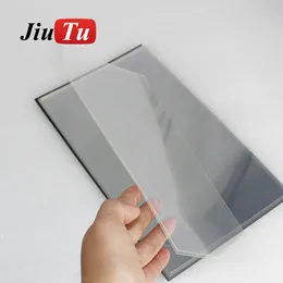 Jiutu skräddarsy oca film full bindning för iPad stor LCD-skärm dubbel sida klistermärke digitizer glas reparation