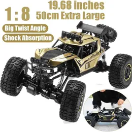 1:8 50 センチメートル Rc カー 2.4 グラムラジオコントロール 4WD オフロード電気自動車モンスターバギーリモートコントロールカーギフトのおもちゃ子供男の子 210915