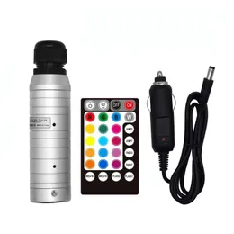 DC12V RGB color LED 6W fiber optic light engine driver with 17 key RF remote controller for car used