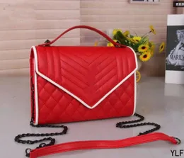 uxurys Designers Sacos de Alta Qualidade Couro Mulheres Bolsa de Bolsa Crossbody Messenger Bag Verificação