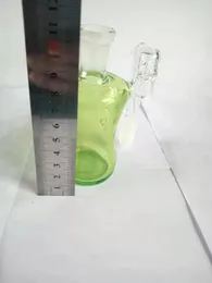 Glas-Shisha Carta Green Oil Rig Rauchpfeife Bong 14-mm-Anschluss Willkommen bei Bestellung