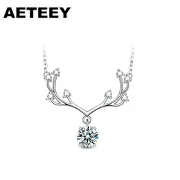 2.0CT 8,0 mm rundform Cut EF VVS1 Moissanite 925 Silver Diamond Test Passe Necklace Christmas Gift JE-06 Kedjor