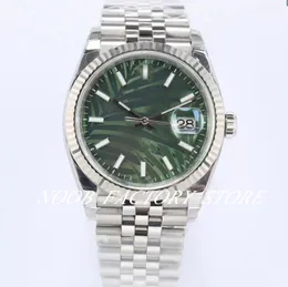 6 Estilo EW Factory Watch Green Dial Super Quality 36mm 126234 Cal. Relógios de pulso masculinos super luminosos automáticos 3235 Movement caixa original