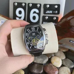 TM Fabrik Heißstil Männer Mode Uhren Lederband Multifunktionsautomatische Datum Uhr Armbanduhr Vollautomatische Maschinenherren Moderne Waren in Europa und Amerika