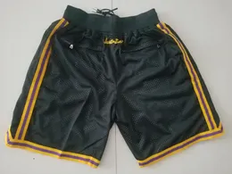 Shorts de time de beisebol com bolso com zíper roupas de corrida amarelo preto cor #8 e #24 tamanho S-XXL