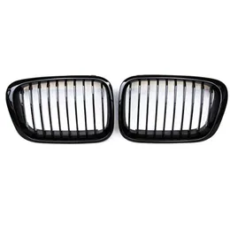 1998-2001 År Mesh Grilles för 3-serie E46 4 Dörr ABS Material Racing Grill Grills Replacement Kidney Grill Front Bumper