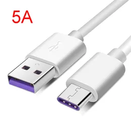 Real 1M 5A Superpharge Kabel do Huawei Samsung Moto LG Kabel USB Typ C Kabel USB 3.1 Type-C Szybkie kable ładujące