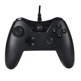 Varumärkesyrket USB Wired Gamepad Game Controller Kompatibel för Xbox One Console Support Vibration Effect Controllers Joysticks