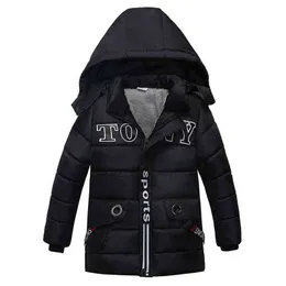 Kids Casacos Outono Casacos de Inverno para Meninos Casacos Crianças Casaco Outerwear Quente para Meninos Jaqueta Criança Boys Roupas 2-5 Ano 211111