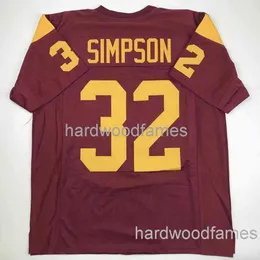 CUSTOM OJ O.J. SIMPSON USC Red College Stitched Football Jersey ADD ANY NAME NUMBER