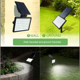 Lampy Lawn Led Solar Automatic Switch Light Wodoodporne Ogrodowe Stawki Ogrodowe Spotlight Stocznia Sztuka na Dekoracji Home Courtyard
