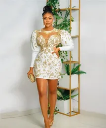 Aso ebi African O Dress Short Prom Dress for Black Girl with Gold Lace Sheveriques Party Dresses Long Sleeve Tail Homecoming Homes Es es