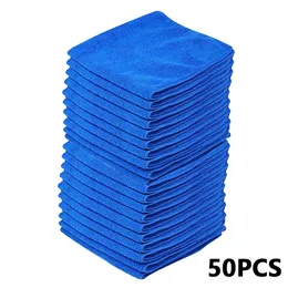 50pcs Soft Household Cloth Duster Car Washing Glass Home Cleaning Tools Micro Fiber Towel