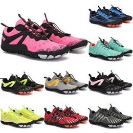 2021 Four Seasons Five Fingers Sports Shoes Mountaineering Net Extreme Simple Running、Cycling、Hiking、Green Pink Black Rock Climbing 35-45 Fourty Eight