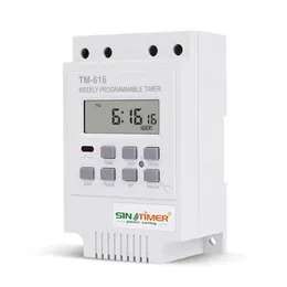 Timery 30AMP Cotygodniowe programowalne cyfrowe przełącznik czasowy Timer Control 220V DIN Rail