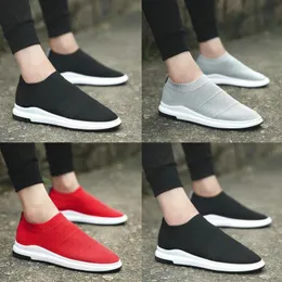 Male Fashion Footwear Sneakers sock shoes Men Mesh Casual Shoes Breathable Summer Spring Knitted Fly weaving Flats