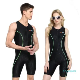 Racing Bodysuit Konkurrens Plus Storlek Badkläder Kvinnor Lång knä Padded Baddräkt One Piece Professional Girls Bad kostym