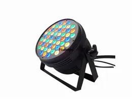 6 pcs 54x3w RGBW LED DMX liso parado LED LED Par64 Slim par pode projetor Party DJ Light