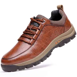 Nuove scarpe da uomo in pelle di moda lavoro business sneakers casual H1115