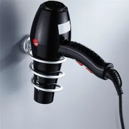 Bathroom Storage & Organization Wall Mounted Hair Dryer Holder For Hairdryer Nordic Design Suction Cups Support Blow Stand