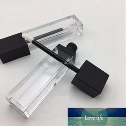 Bottles Empty Lip Gloss Tubes 7ML Clear Lipgloss Packaging Container Refillable Square Matte Black Lipstick Liquid Oil Tube