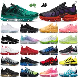 Hotsale Tn Plus Running Shoes For Men Women Triple Black White Red Cherry Fresh Voltage Purple Pink Barely Volt mens trainers sport sneakers size 36-47