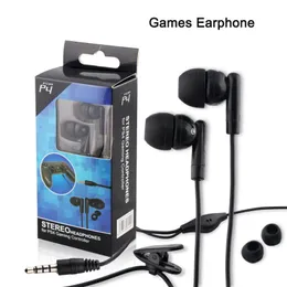 Gaming hörlurar tråd headset med MIC 3,5 mm i öron stereo öronproppar hörlurar för PS4