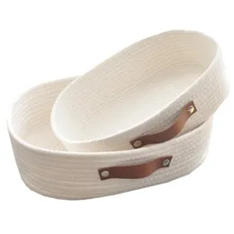 2-Piece Set Of Single Ear Drawer Storage Basket Underwear Toy Sundries Baskets