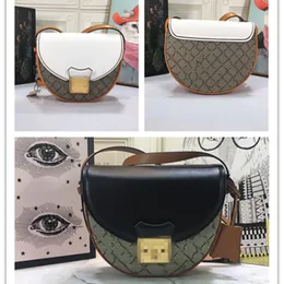 Роскошные сумки Padlock Mini Bag Bag Shinity Gold-Tone Кожаные Регулируемые ремни Дизайнерские Сумки Закрыть Закрыть Внутренний Карманный карман 22 * ​​19 * 6.5