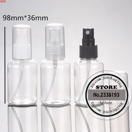 48 pçs / lote 50ml portátil transparente atomizador de perfume hidratante garrafa de pulverização ferramenta de maquiagem quatity