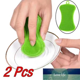 Disposable Gloves Silicone Dish Washing Sponge Scrubber Kitchen Cleaning Antibacterial Tool Strong Decontamination Ability High Quality
