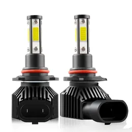 2st H7 LED bil strålkastare H11 9005 HB3 9006 HB4 Lampor med ZES-chip 12000LM 80W 6500K H1 Lampa Automobile Light 12V