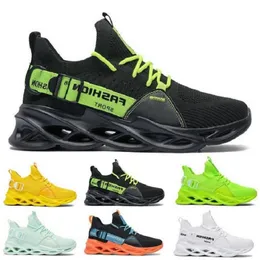 Style206 39-46 Moda Respirável Mens Mulheres Running Shoes Triple Preto Branco Green Sapato Outdoor Homens Mulheres Mulher Designer Sneakers Sport Trainers Oversize