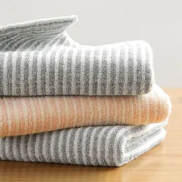 Serviette 32 brins AB Fil Stripe Excellente durée de vie du produit Pur coton épaissi doux absorbant non pelucheux