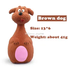Słodkie zabawki dla psów Materiał lateksowy Make Dźwięk Big Belly Słoń Krowa Cartoon Pet Puppy Zabawki Akcesoria Fajki